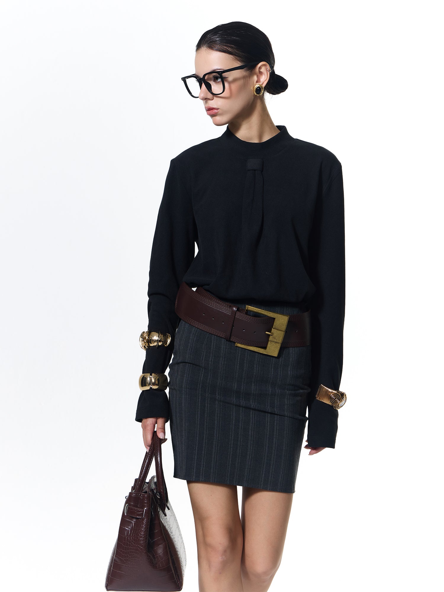 Elegant Textured Long Shirt