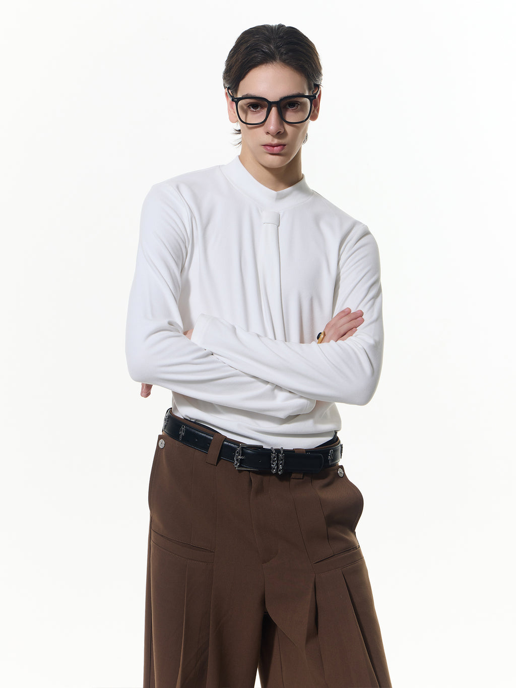 Elegant Textured Long Shirt