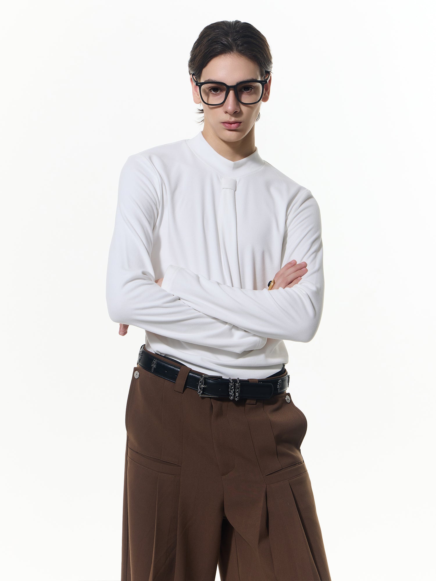 Elegant Textured Long Shirt