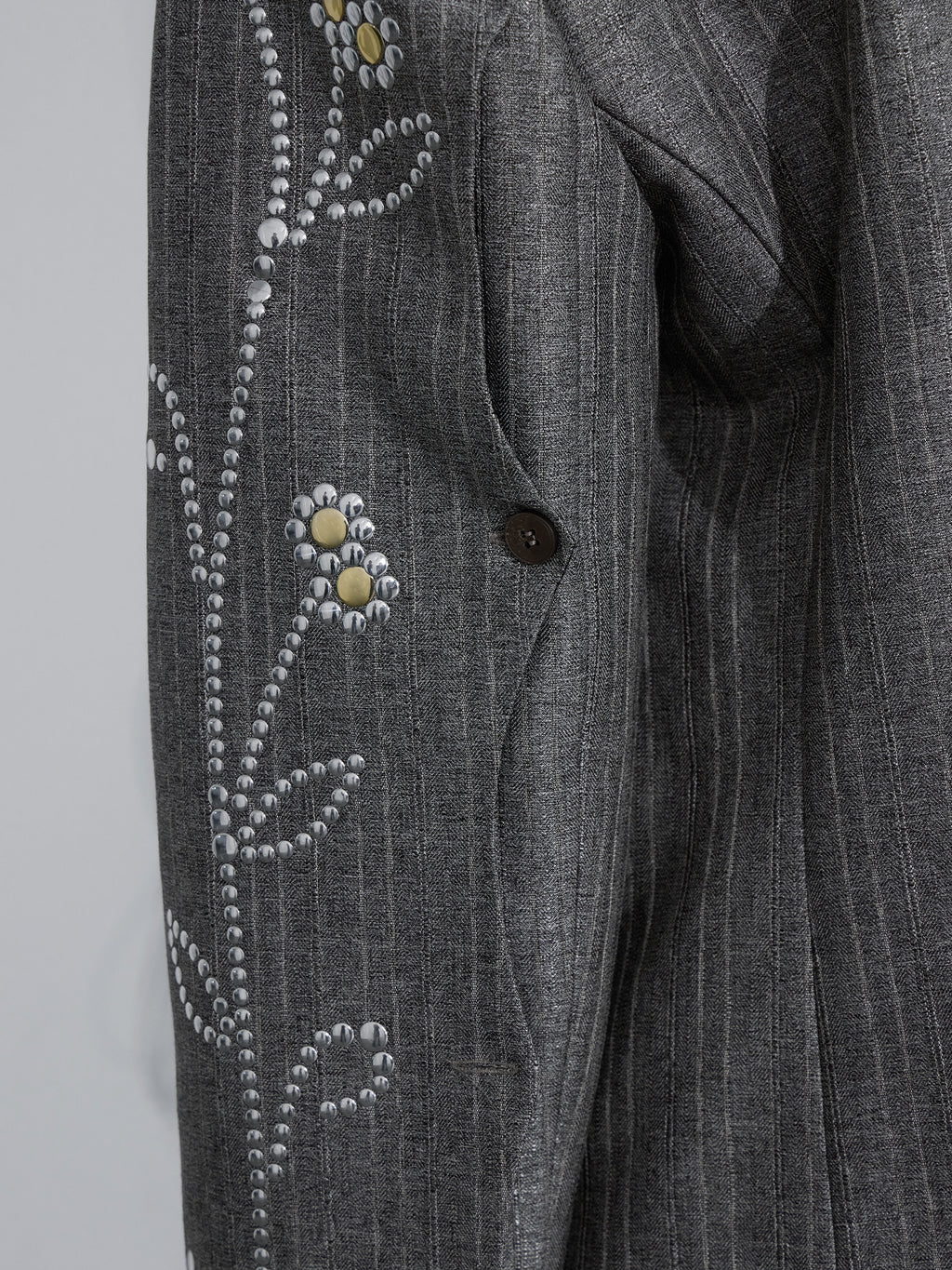 Hot Stamping Striped Suit