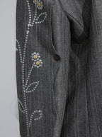 Hot Stamping Striped Suit