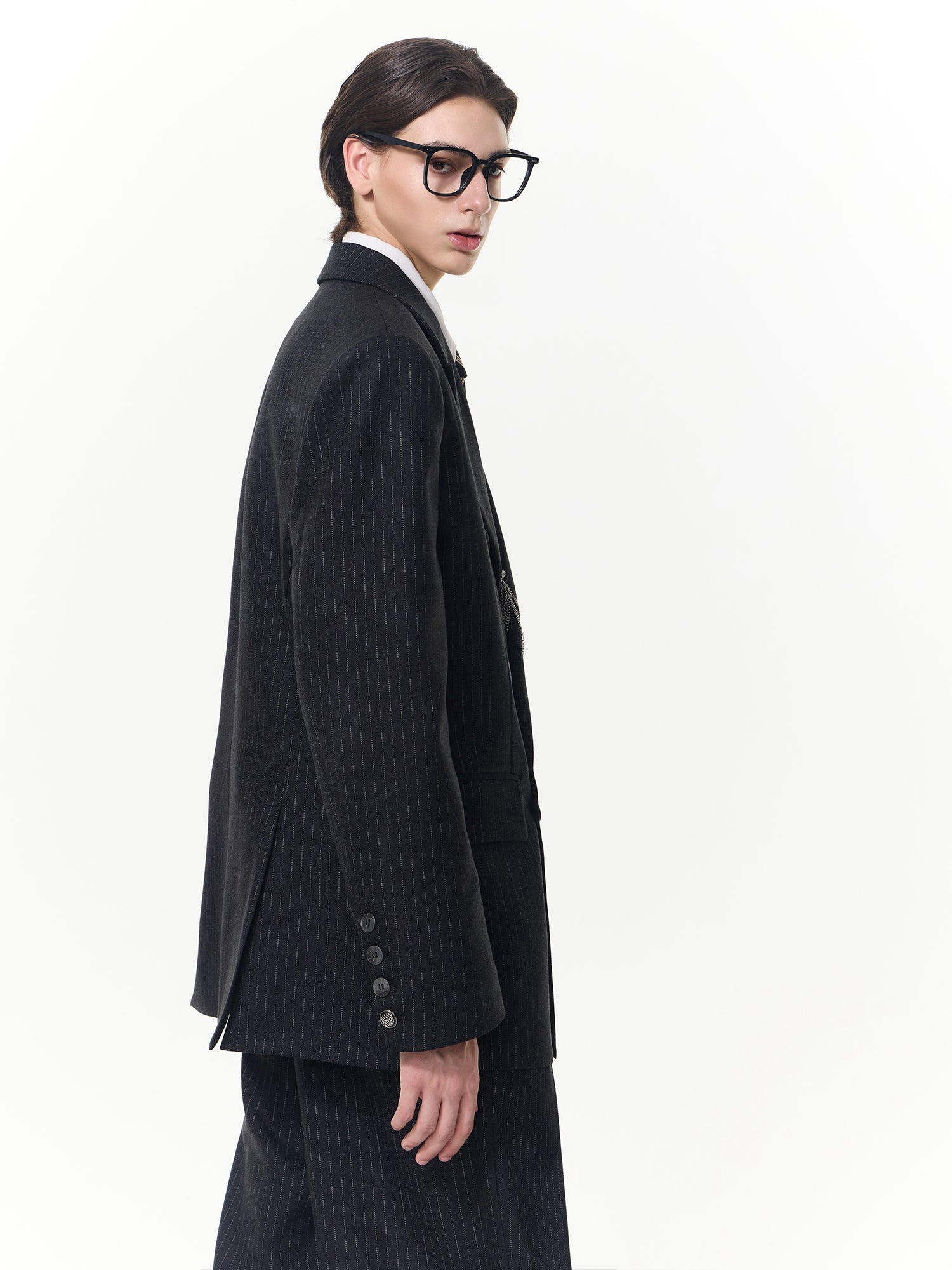 Striped Silhouette Suit