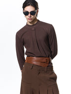 Elegant Textured Long Shirt