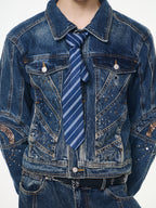 Retro Denim Suit-Jacket