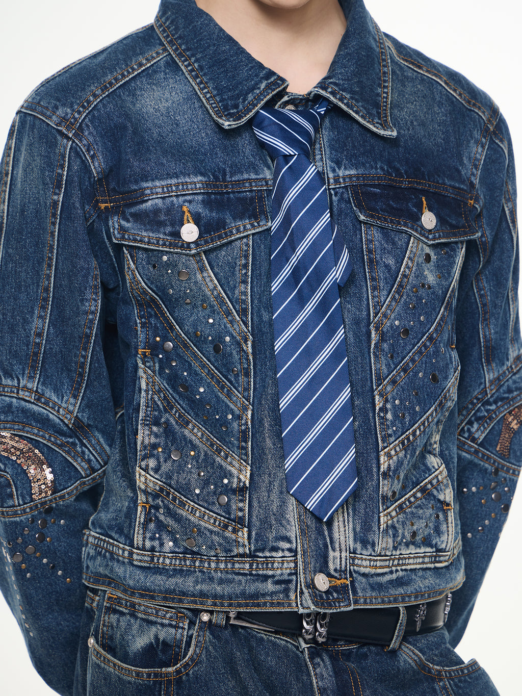 Retro Denim Suit-Jacket