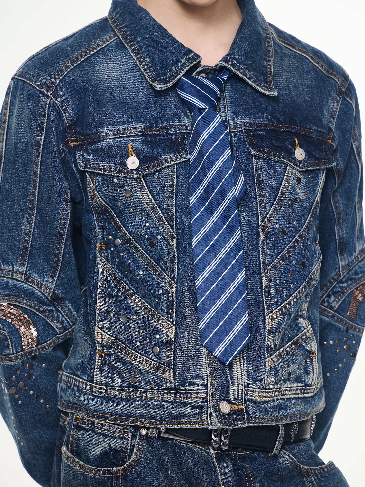 Retro Denim Suit-Jacket