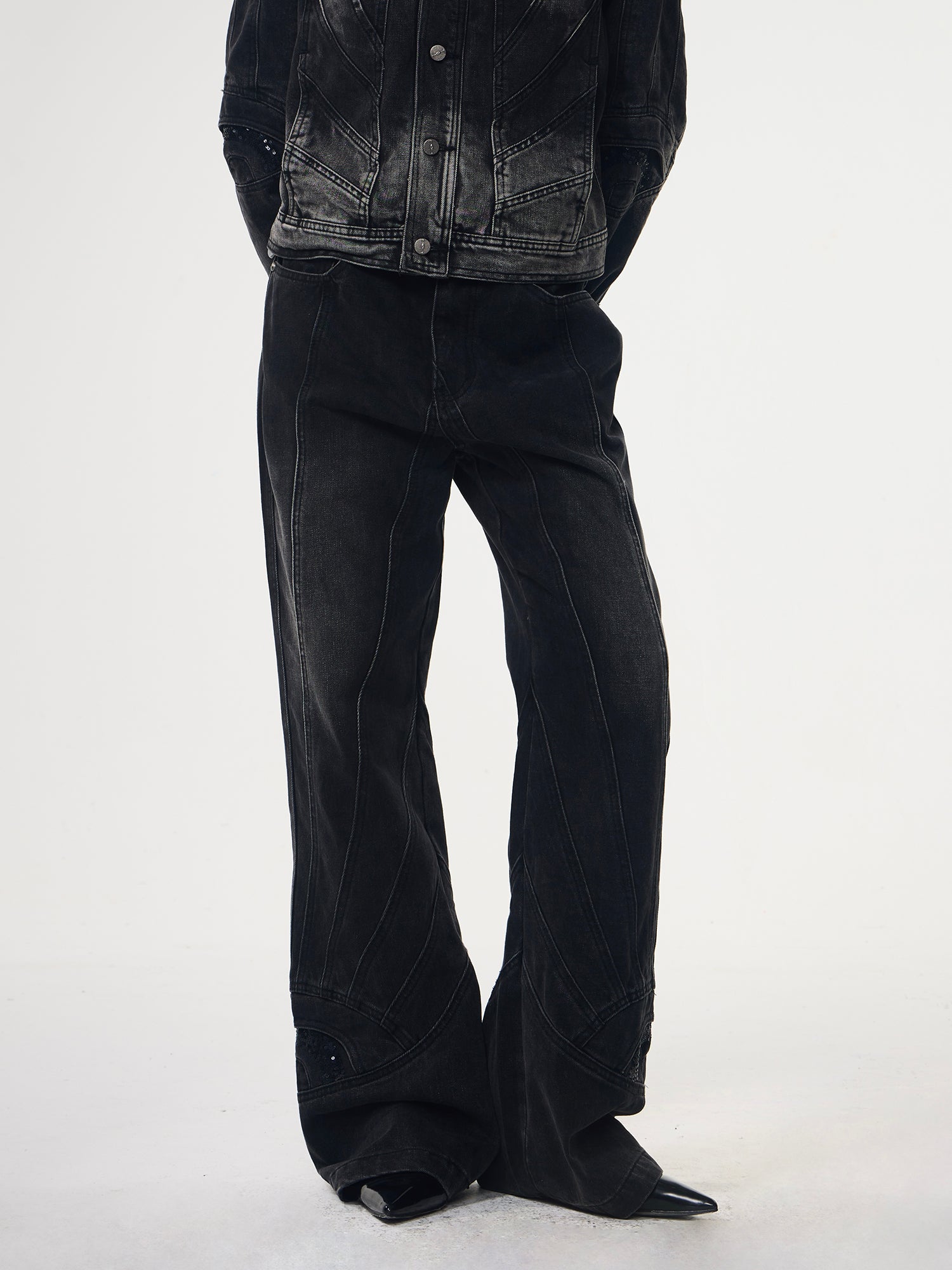 Retro Denim Suit-Jean