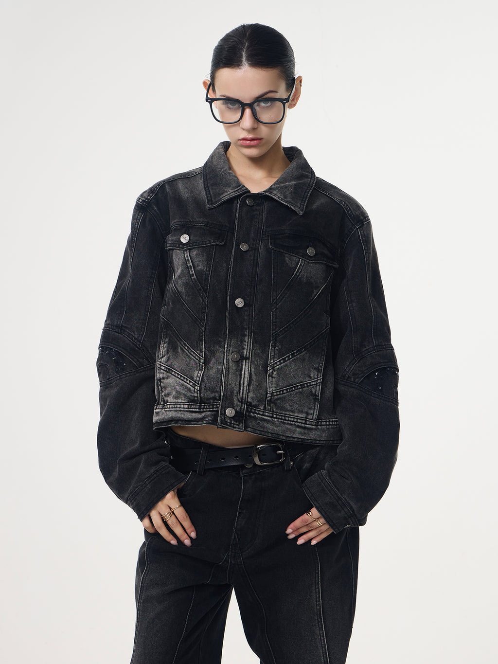 Retro Denim Suit-Jacket