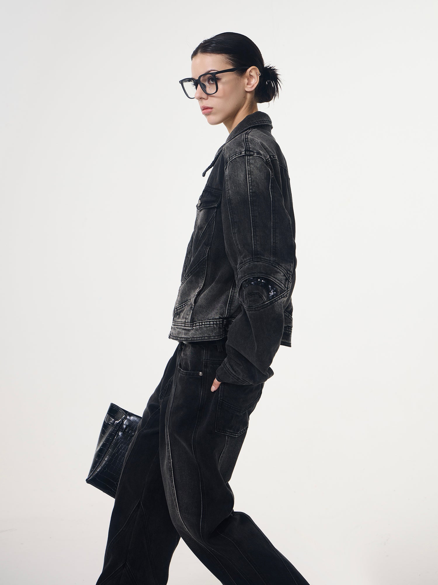 Retro Denim Suit-Jacket