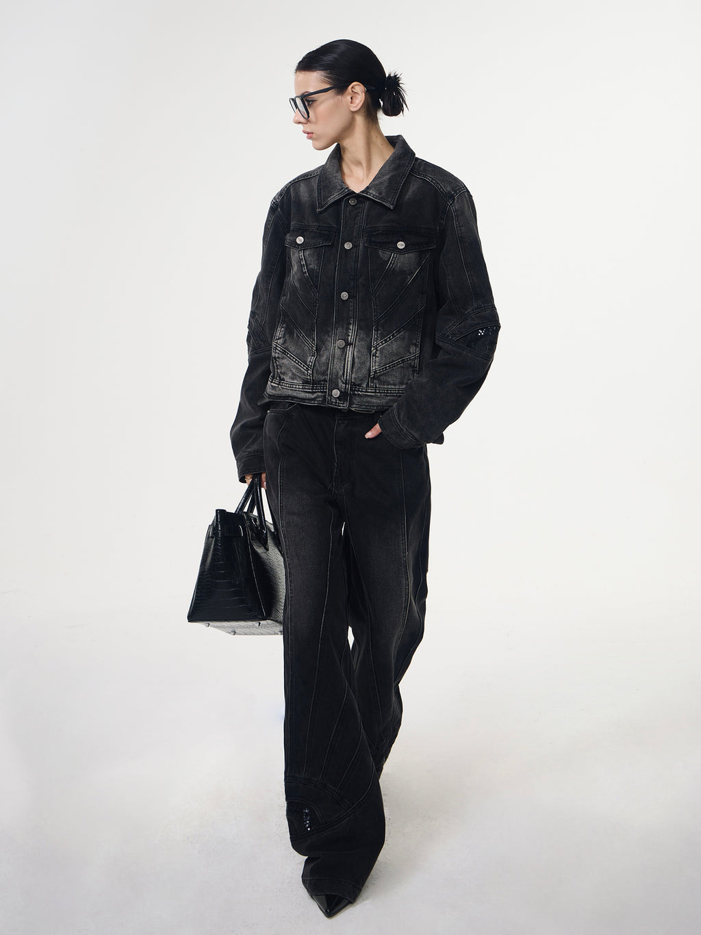 Retro Denim Suit-Jacket