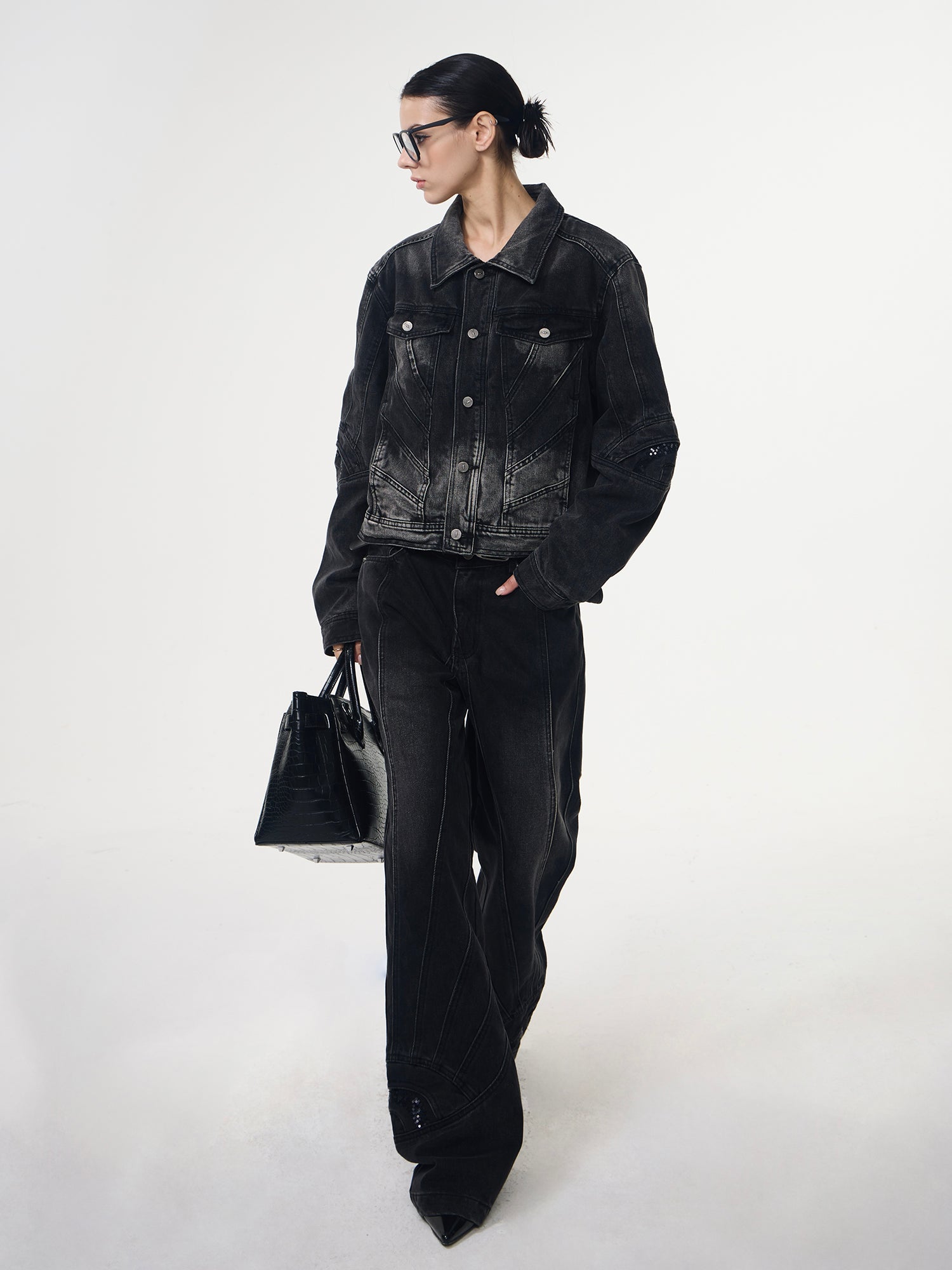 Retro Denim Suit-Jacket