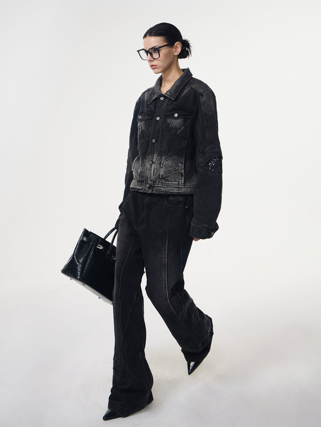 Retro Denim Suit-Jacket