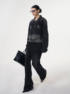 Retro Denim Suit-Jacket