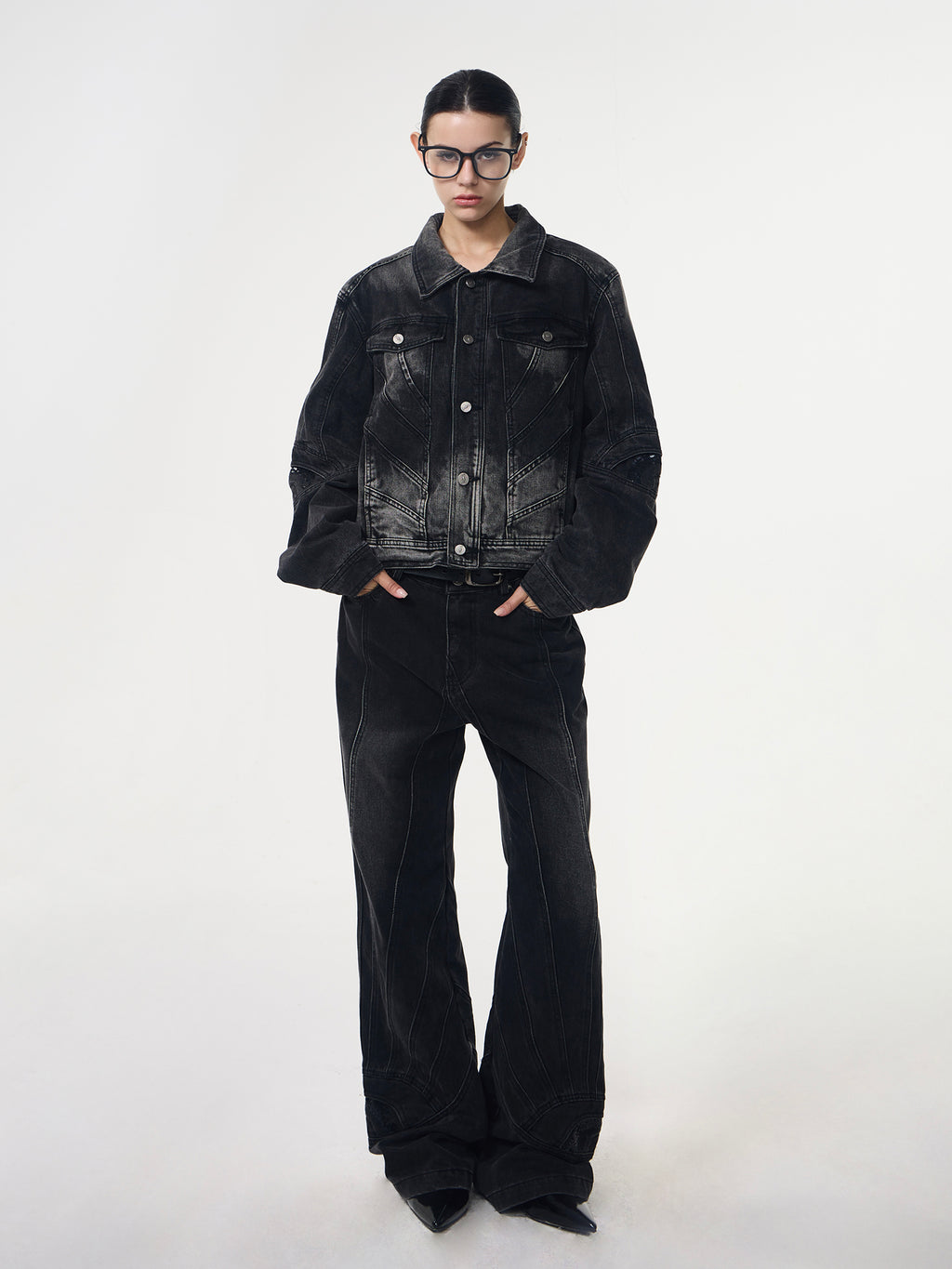 Retro Denim Suit-Jacket