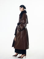 Cracked Leather Coat