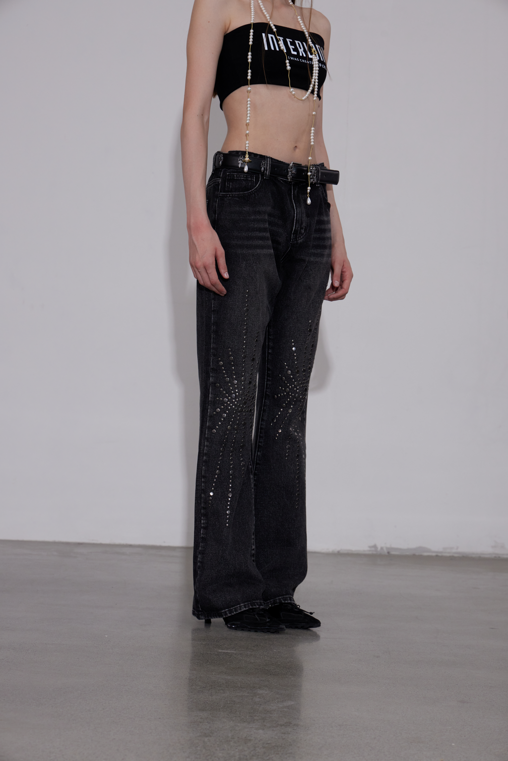 Hot Rhinestone  Jeans