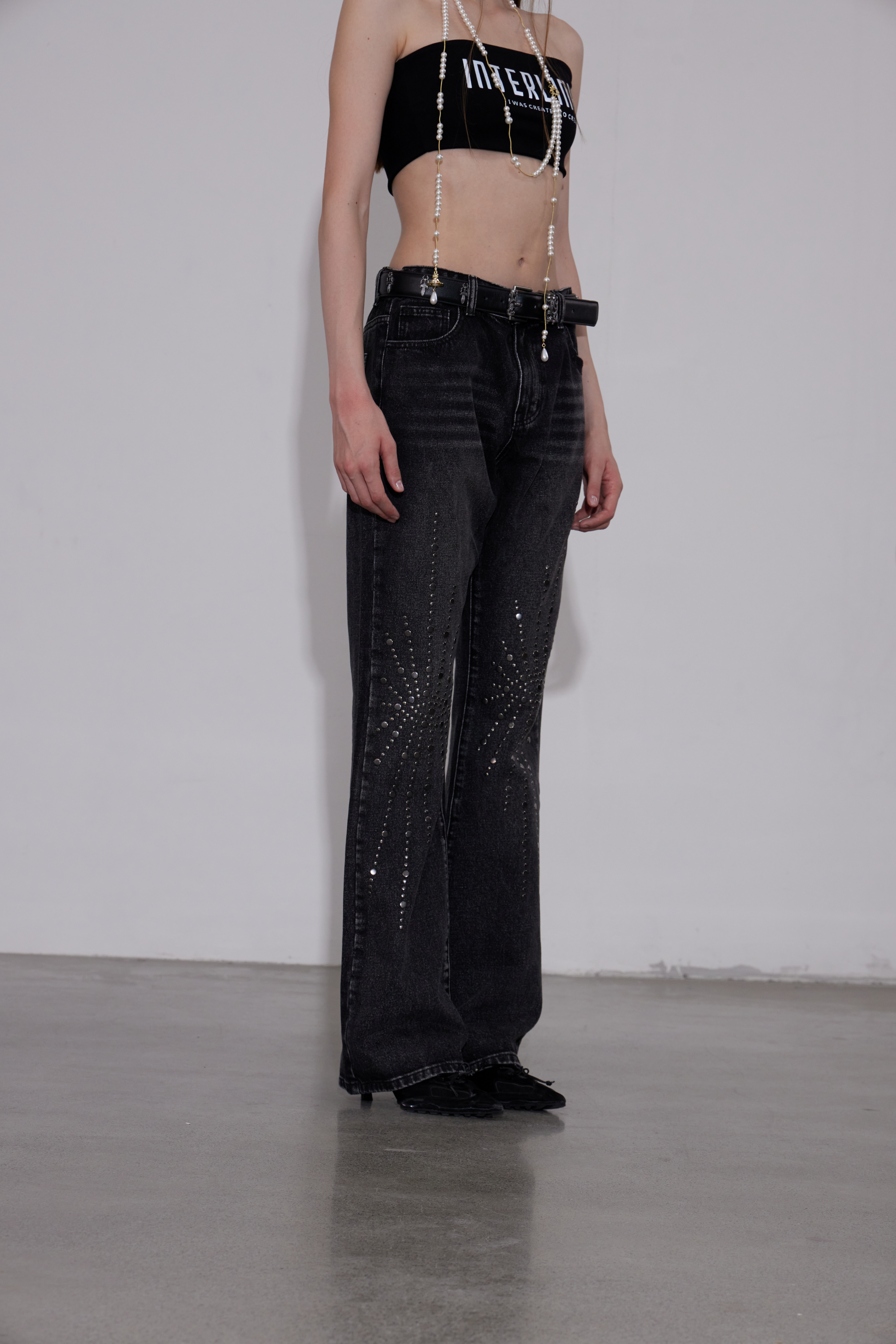 Hot Rhinestone  Jeans