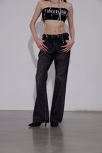 Hot Rhinestone  Jeans