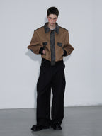 Rivets Short Wide Jacket