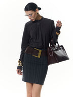 Elegant Textured Long Shirt