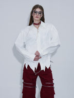 Embroidery Irregular Long Sleeve