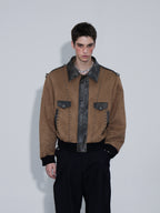 Rivets Short Wide Jacket