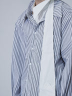 Irregular Striped Shirt