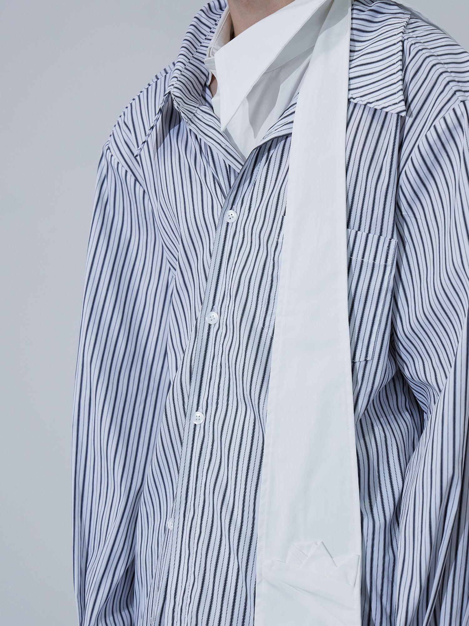 Irregular Striped Shirt