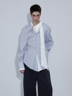 Irregular Striped Shirt