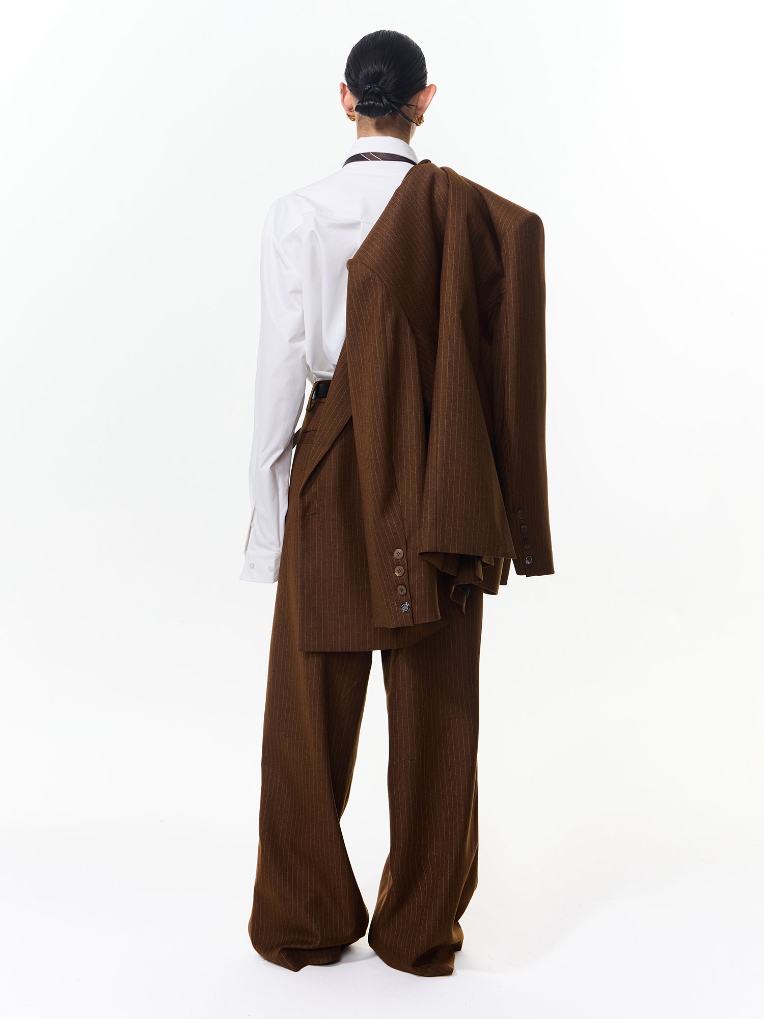 Striped Silhouette Suit