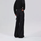 Deconstructed Wide-leg Jeans