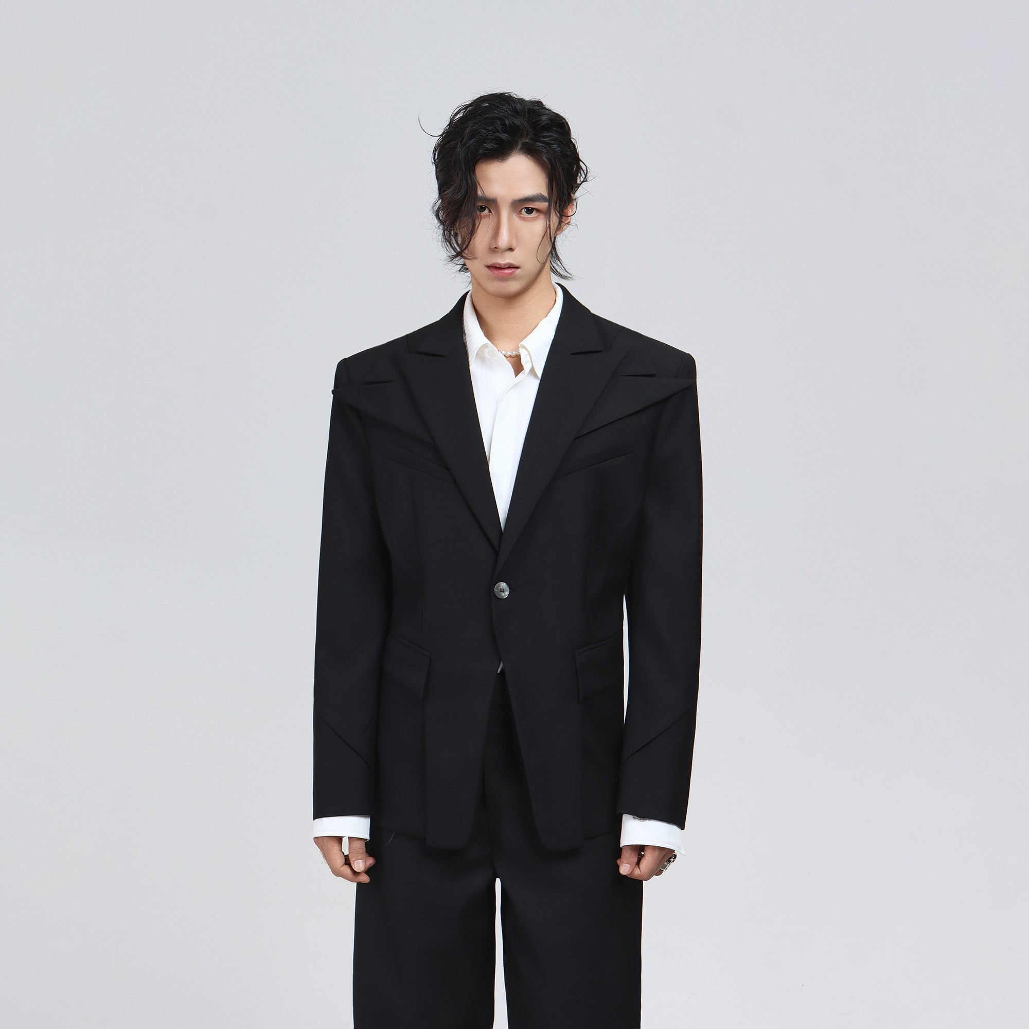 Waist-Cinching Suit