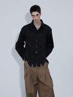 Embroidery Irregular Long Sleeve