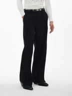 Spliced Stripe Casual Pants