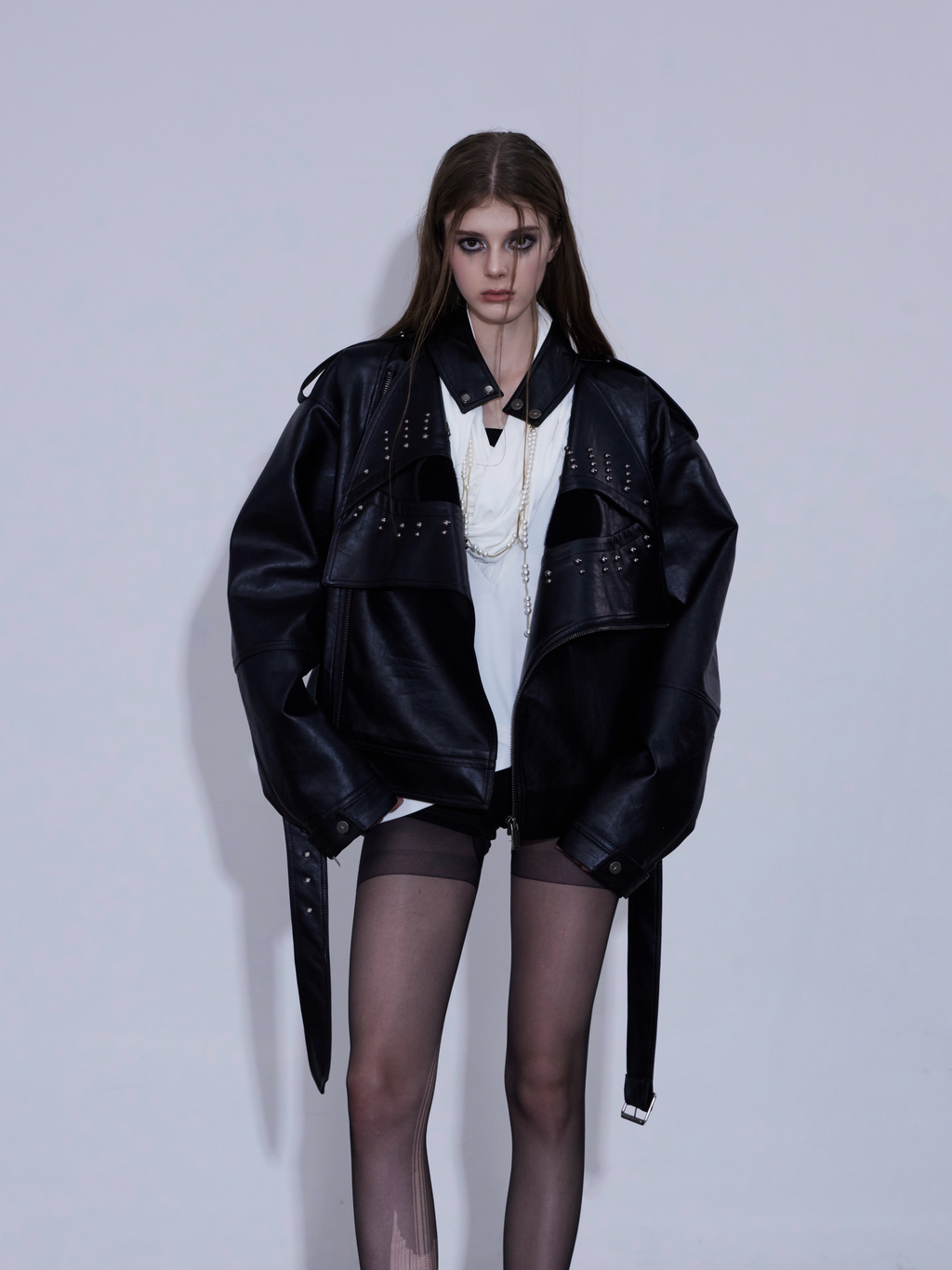 Studded Lapel Jacket