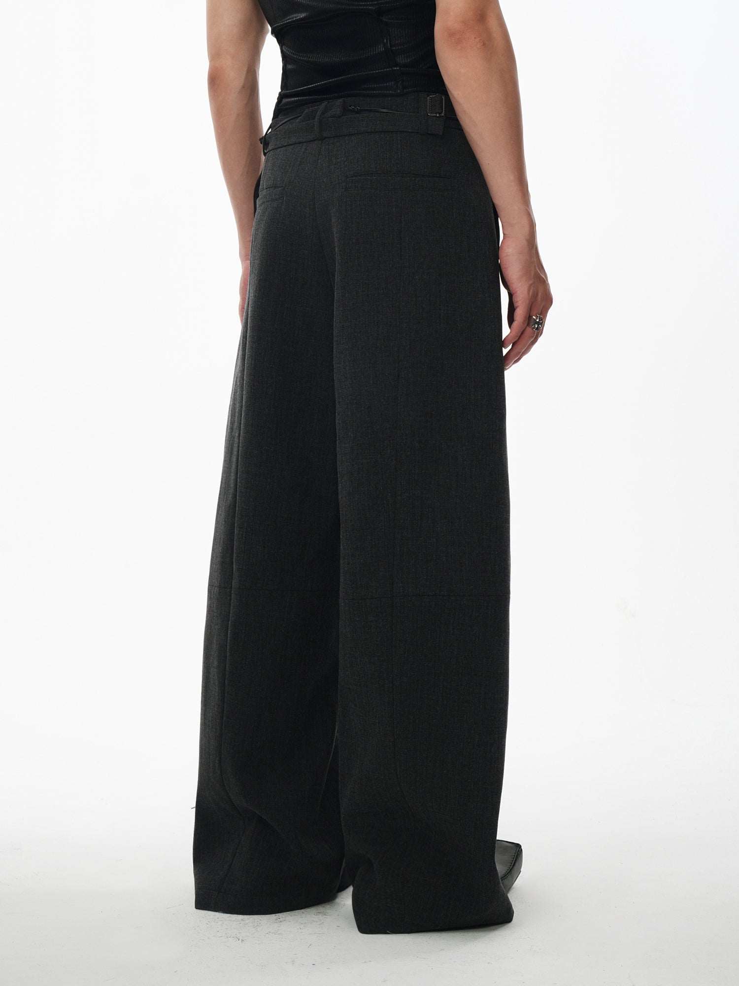 Multi-Wear Deconstructed Wide Leg Waist