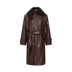 Cracked Leather Coat