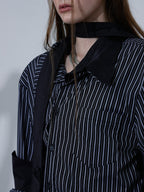 Irregular Striped Shirt