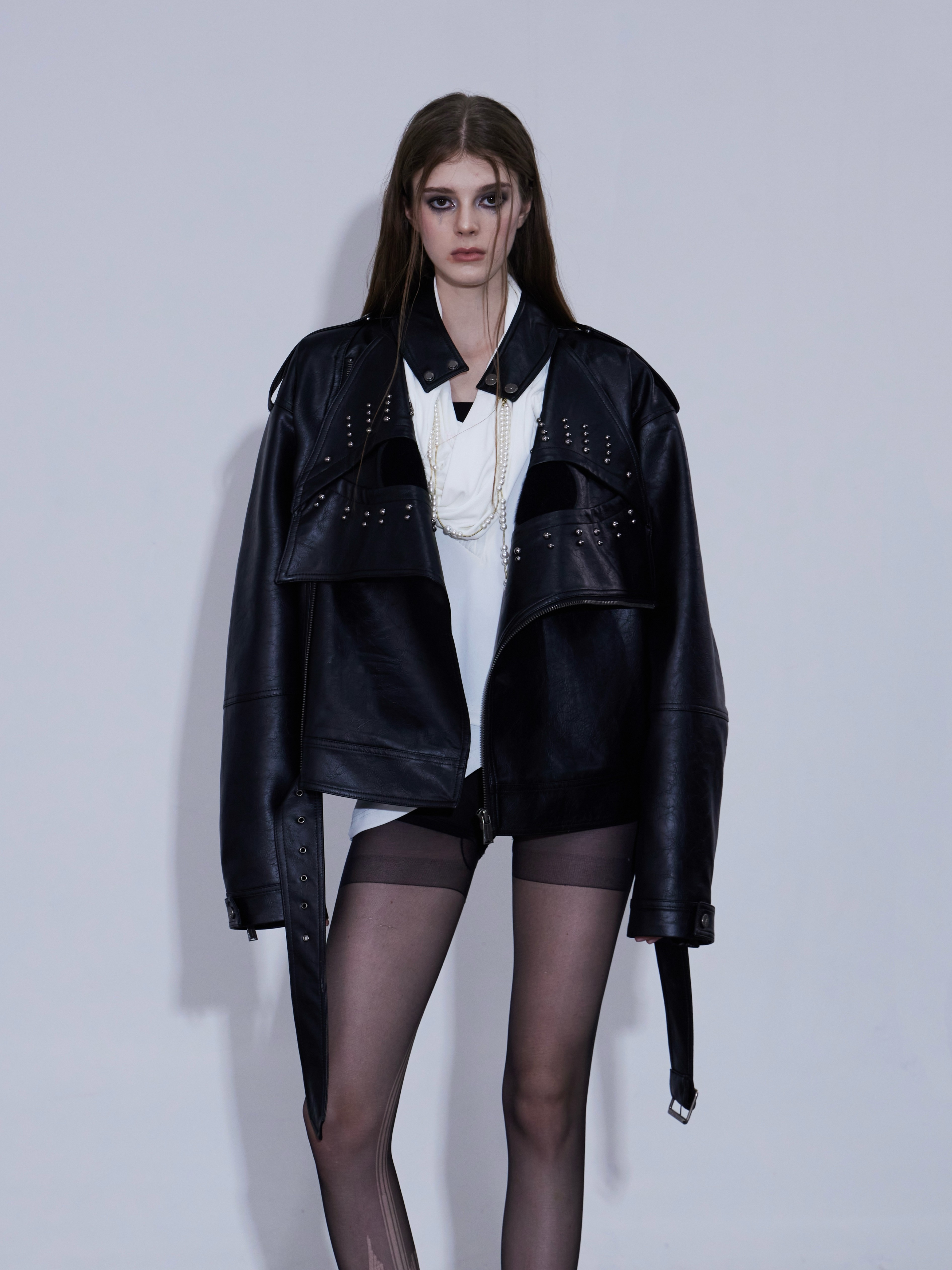 Studded Lapel Jacket