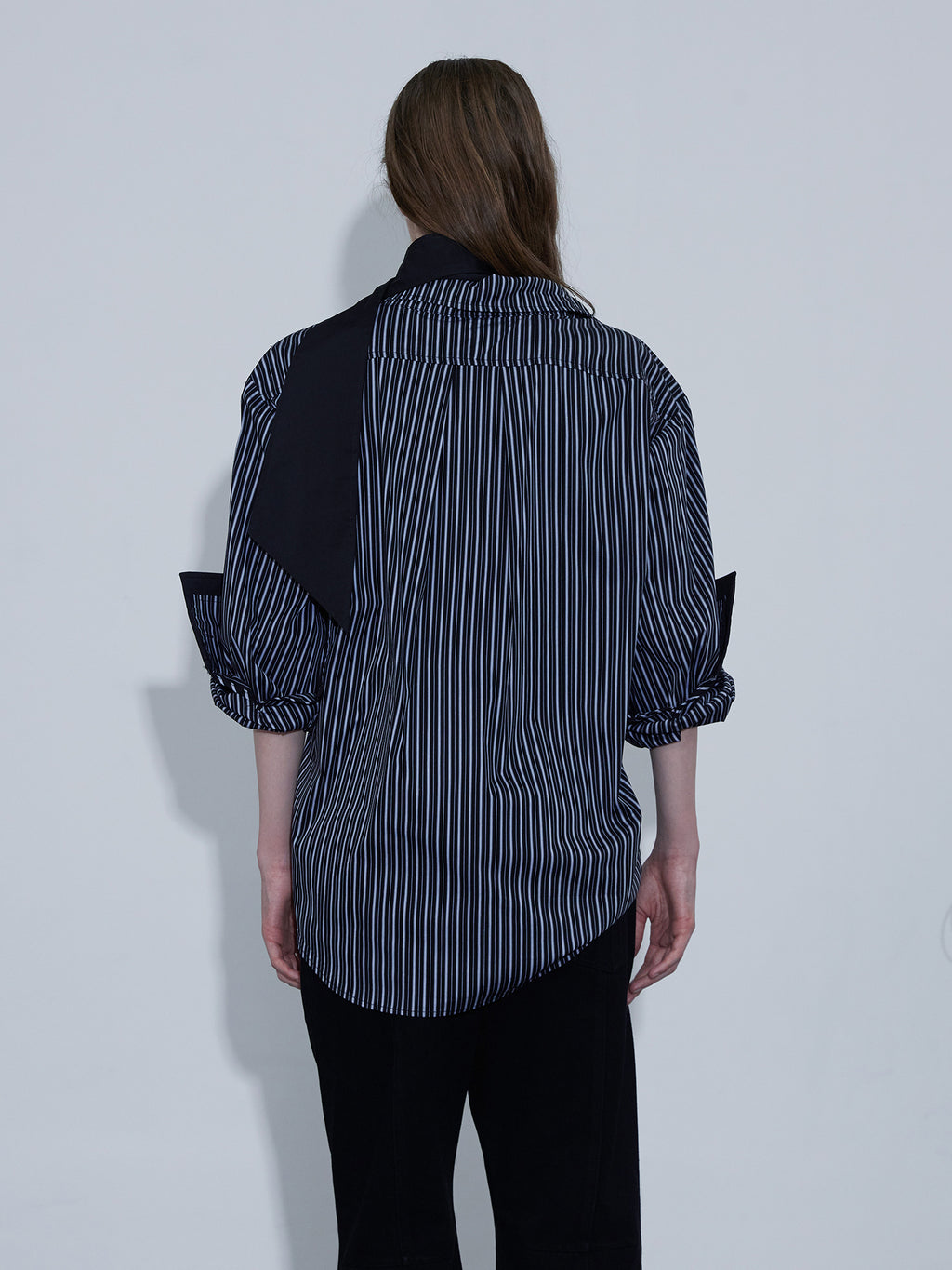 Irregular Striped Shirt