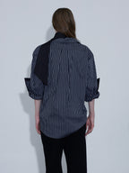 Irregular Striped Shirt