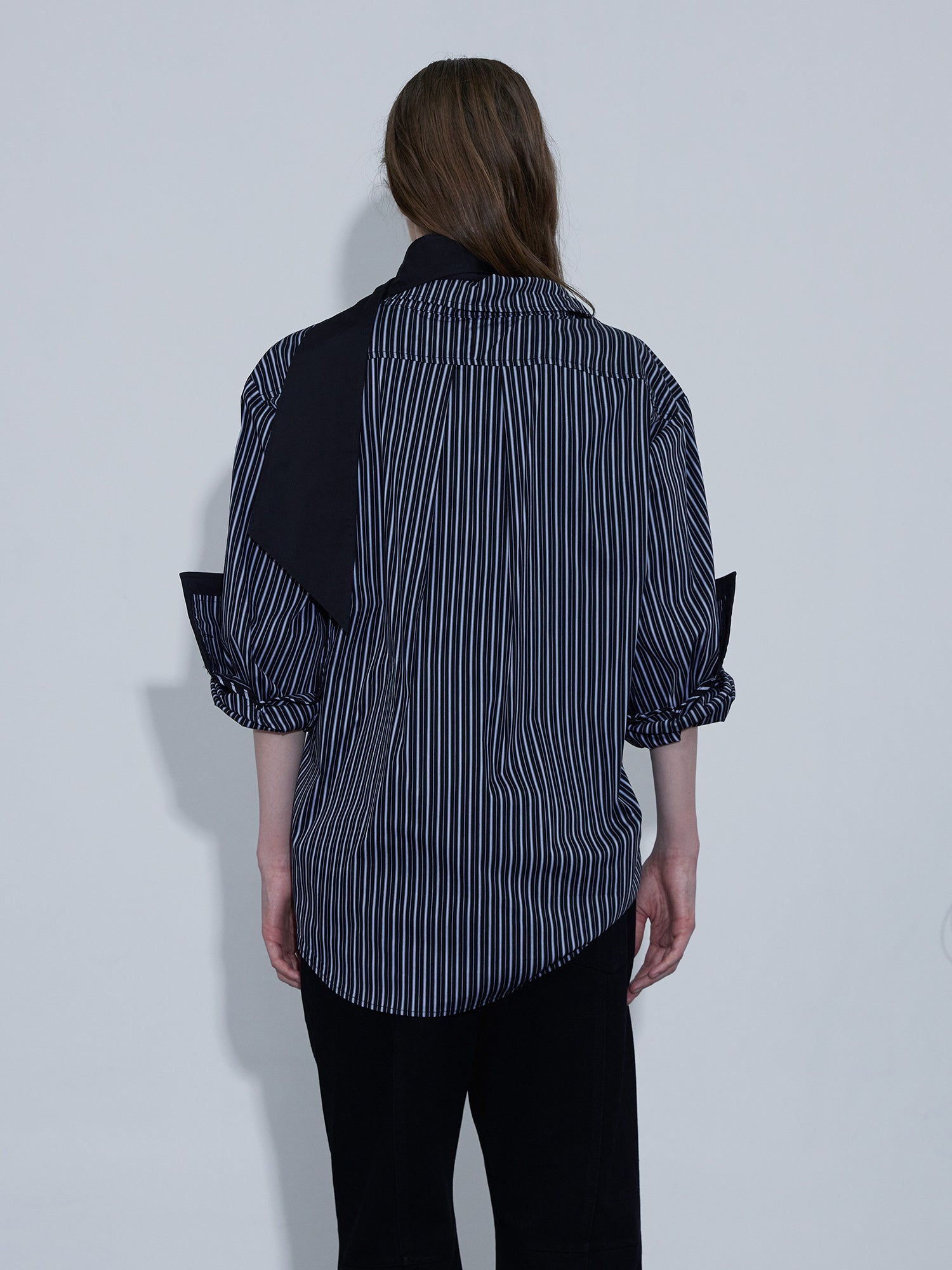 Irregular Striped Shirt