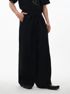 Multi-Wear Deconstructed Wide Leg Waist