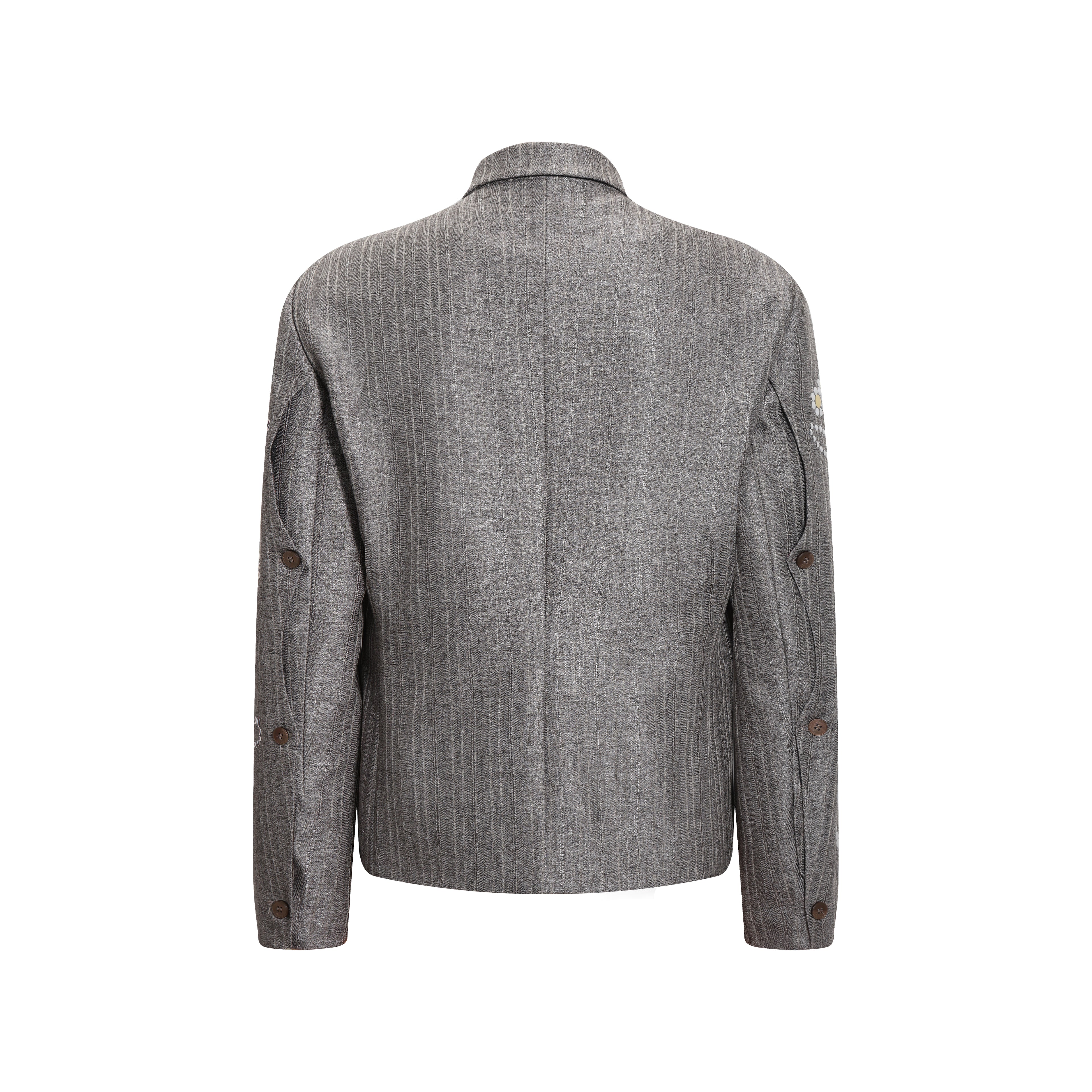 Hot Stamping Striped Suit