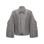 Hot Stamping Striped Suit