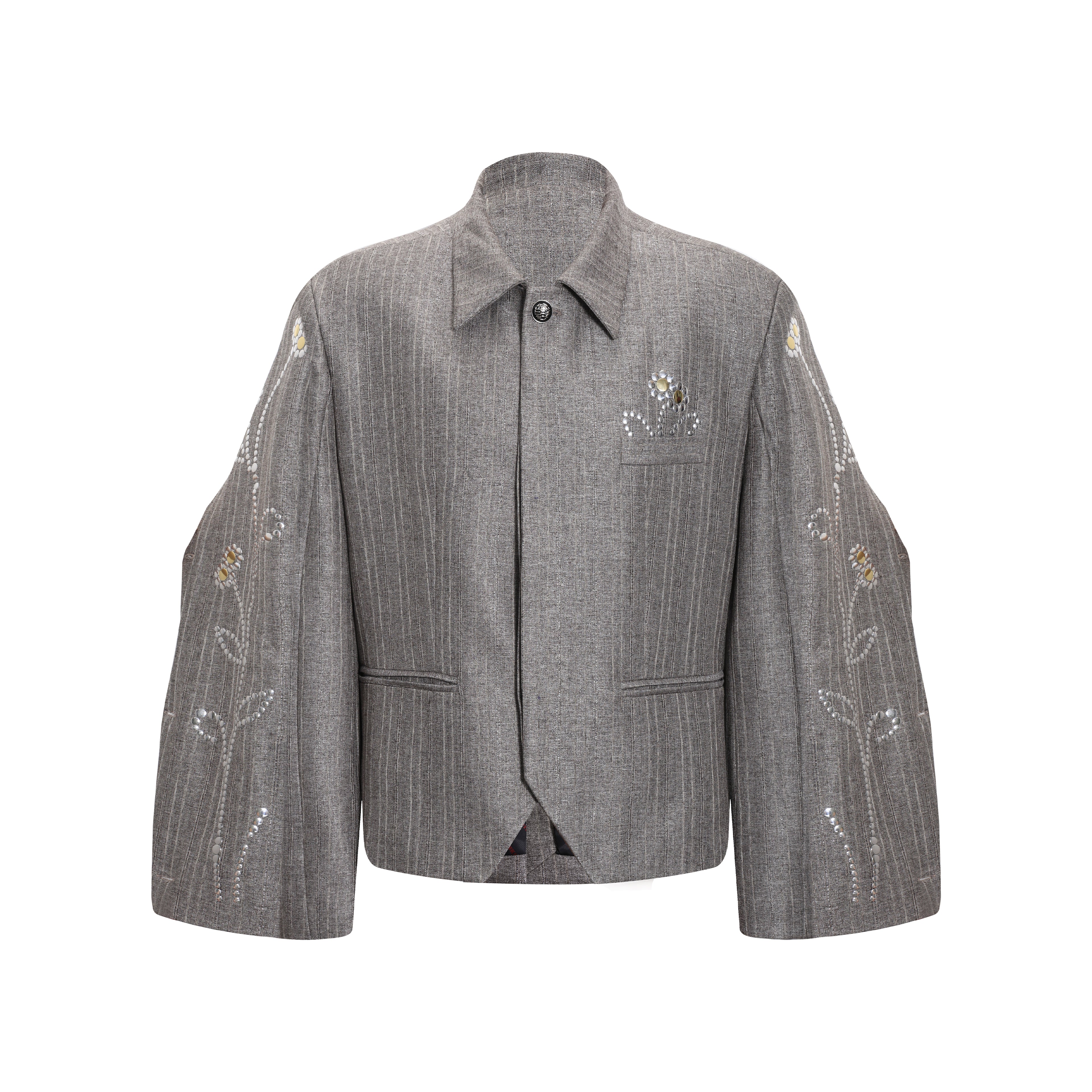 Hot Stamping Striped Suit