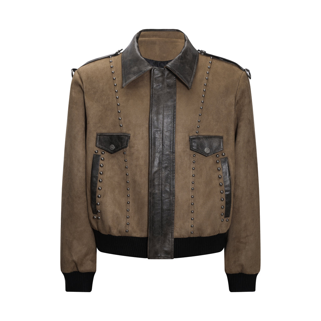 Rivets Short Wide Jacket