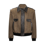 Rivets Short Wide Jacket