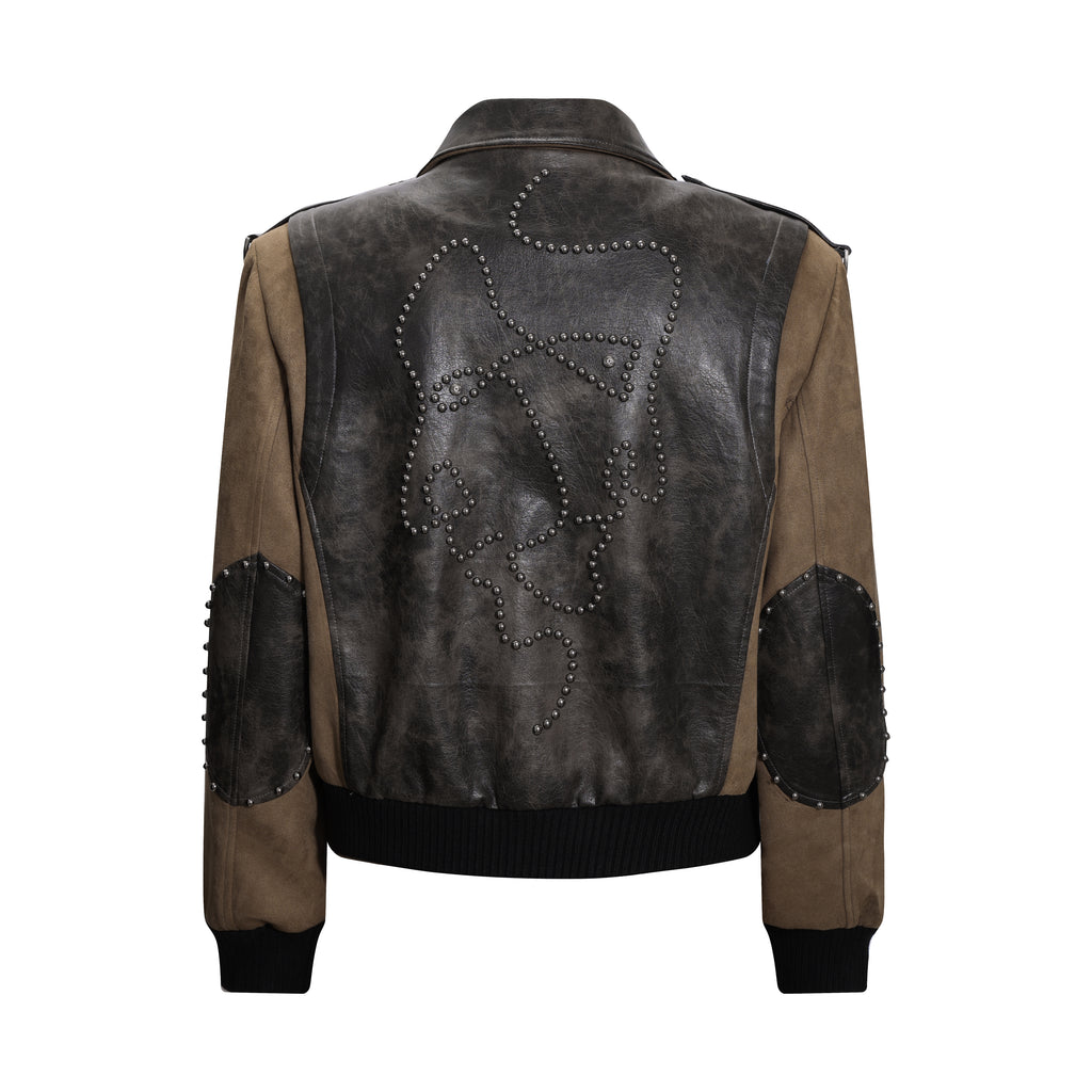 Rivets Short Wide Jacket
