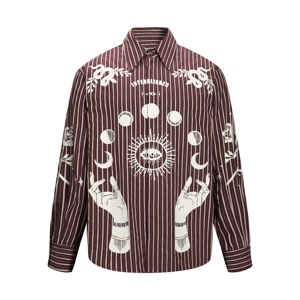 Printed Striped Shirt